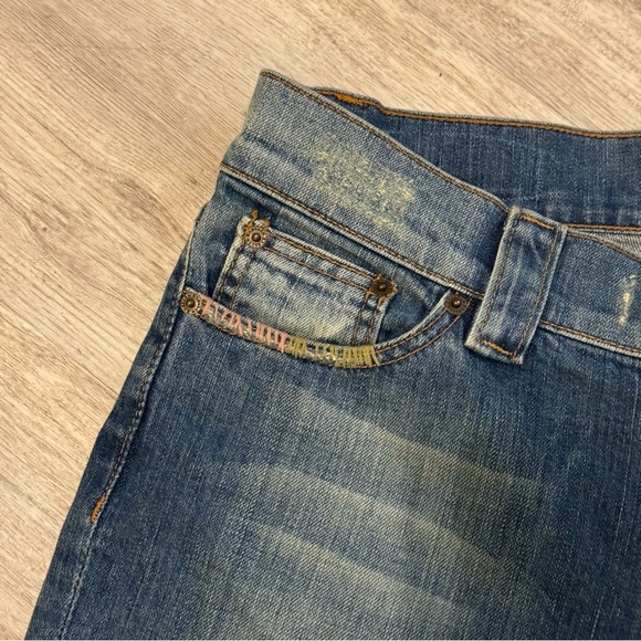 NEW ALLEN B (Schwartz) Embellished Cropped Boho Chic Jeans Size 29 RETAILS $695 - Picture 10 of 12